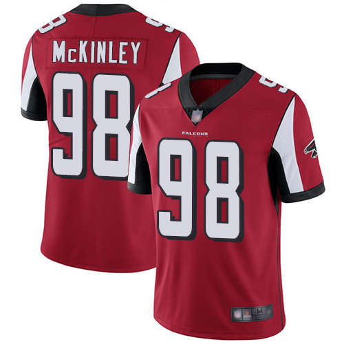 Atlanta Falcons Limited Red Men Takkarist McKinley Home Jersey NFL Football 98 Vapor Untouchable